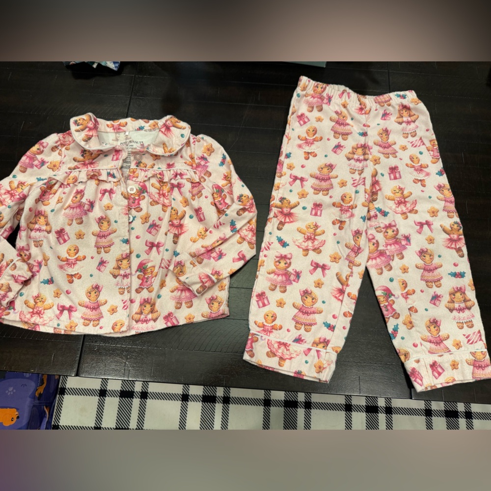 Posh Peanut 18-24 months Ginger Flannelette 2 piece set